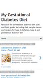 Mobile Screenshot of mygestationaldiabetesdiet.blogspot.com