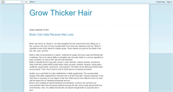 Desktop Screenshot of grow-thicker-hair.blogspot.com