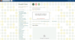 Desktop Screenshot of humidcedar.blogspot.com