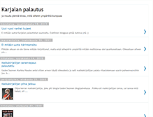 Tablet Screenshot of karjalan-palautus.blogspot.com