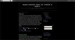 Desktop Screenshot of mamaknowshow.blogspot.com