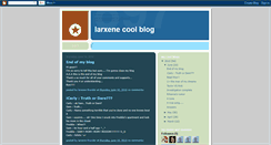 Desktop Screenshot of larxenecoolblog.blogspot.com