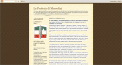 Desktop Screenshot of laprofezia.blogspot.com