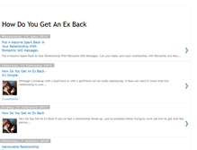 Tablet Screenshot of howdoyougetanexback.blogspot.com