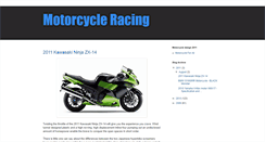 Desktop Screenshot of motocycle-racing.blogspot.com