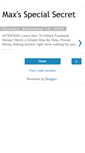 Mobile Screenshot of maxsecret.blogspot.com