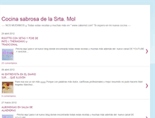 Tablet Screenshot of cocinasabrosadelosmol.blogspot.com