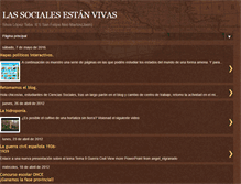 Tablet Screenshot of iesfuentedelanegrasociales.blogspot.com