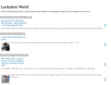 Tablet Screenshot of luckylessworld.blogspot.com