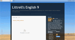 Desktop Screenshot of littrellenglish9.blogspot.com