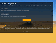 Tablet Screenshot of littrellenglish9.blogspot.com