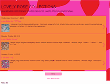 Tablet Screenshot of lovelyrosecollections.blogspot.com