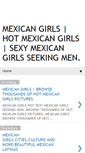 Mobile Screenshot of mexicangirls-sexy.blogspot.com