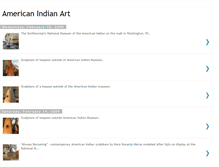 Tablet Screenshot of american-indian-art.blogspot.com