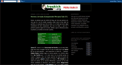 Desktop Screenshot of freekickperu.blogspot.com