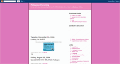 Desktop Screenshot of malaysian-parenting.blogspot.com