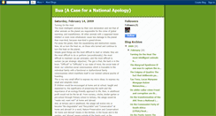 Desktop Screenshot of buaacaseforanationalapology.blogspot.com
