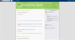 Desktop Screenshot of blogculturadonorte.blogspot.com