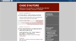 Desktop Screenshot of casedautore.blogspot.com