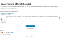 Tablet Screenshot of gauratravels.blogspot.com