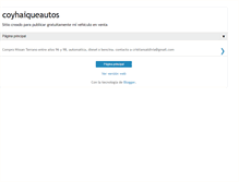 Tablet Screenshot of coyhaiqueautos.blogspot.com