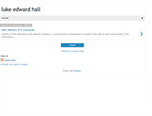 Tablet Screenshot of lukeedwardhall.blogspot.com