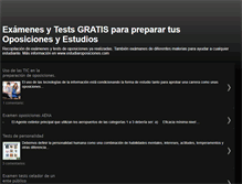 Tablet Screenshot of examenesoposiciones.blogspot.com