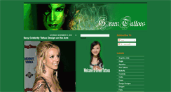 Desktop Screenshot of greentattoos.blogspot.com
