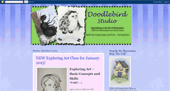 Desktop Screenshot of doodlebirdstudio.blogspot.com