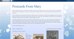 Desktop Screenshot of postcardsfrommary.blogspot.com