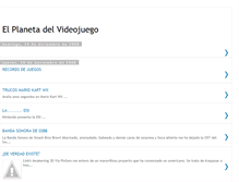 Tablet Screenshot of planetadelvideojuego.blogspot.com
