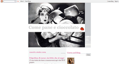 Desktop Screenshot of comepaneecioccolato.blogspot.com