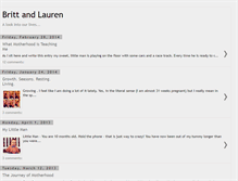 Tablet Screenshot of brittandlauren.blogspot.com