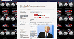 Desktop Screenshot of freedomtofascism.blogspot.com