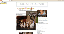 Desktop Screenshot of gagnonadoptionjourney.blogspot.com