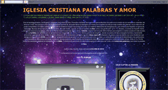 Desktop Screenshot of iglesiacristianapalabrasyamor.blogspot.com