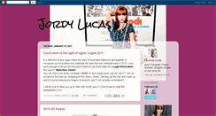 Desktop Screenshot of jordylucas.blogspot.com