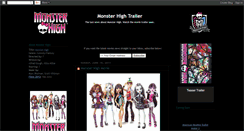 Desktop Screenshot of monster-high-movie-trailer.blogspot.com