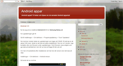 Desktop Screenshot of android-appar.blogspot.com