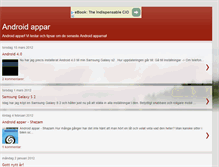 Tablet Screenshot of android-appar.blogspot.com