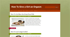 Desktop Screenshot of how-to-give-a-girl-an-orgasm.blogspot.com