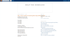 Desktop Screenshot of helpthehomeless.blogspot.com