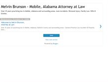 Tablet Screenshot of melvinbrunsonatlaw.blogspot.com