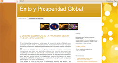 Desktop Screenshot of exitoyprosperidadglobal.blogspot.com