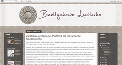 Desktop Screenshot of bzeltynka.blogspot.com