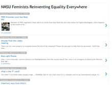 Tablet Screenshot of nmsufeminists.blogspot.com