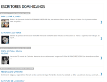 Tablet Screenshot of escritoresdominicanos.blogspot.com