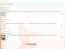 Tablet Screenshot of needtoquilt.blogspot.com