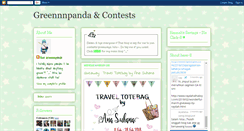 Desktop Screenshot of greennnpanda88contest.blogspot.com