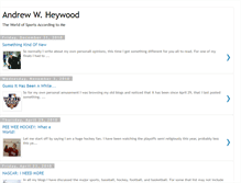 Tablet Screenshot of heywooda.blogspot.com